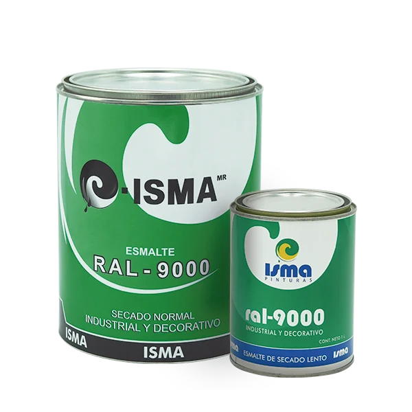 RAL 9000 Presentaciones 1L y 4L de ISMA de México