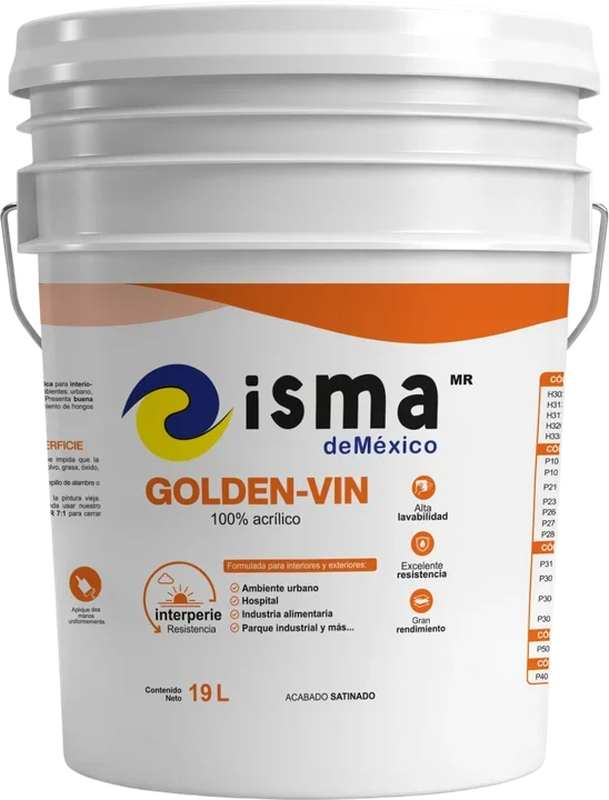 GOLDEN VIN 4 y 19 L de ISMA de México