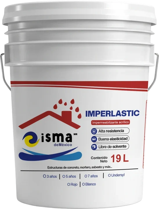 Imperlastic 3 años 4 y 19 L de ISMA de México