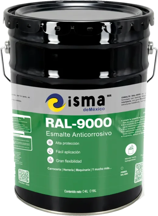 RAL 9000 — Industrial y decorativo | Esmaltes ISMA de México
