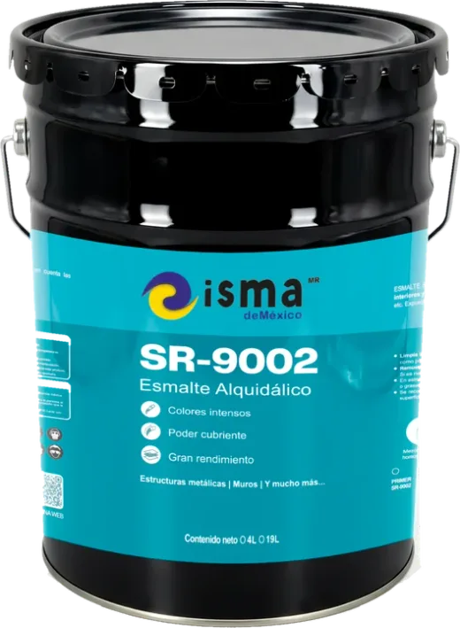 SR 9002 — Secado rápido y gran rendimiento | Esmaltes ISMA de México