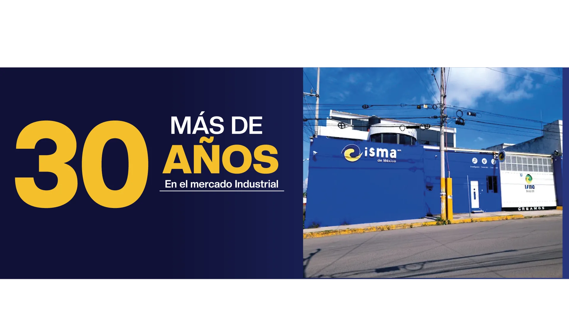 Más de 30 años en el mercado industrial