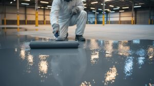 Aplicación profesional de pintura epóxica en pisos de concreto con humedad en México