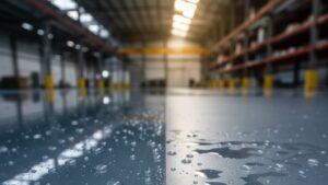 Comparación de pintura epóxica vs poliuretano para pisos industriales en zonas húmedas